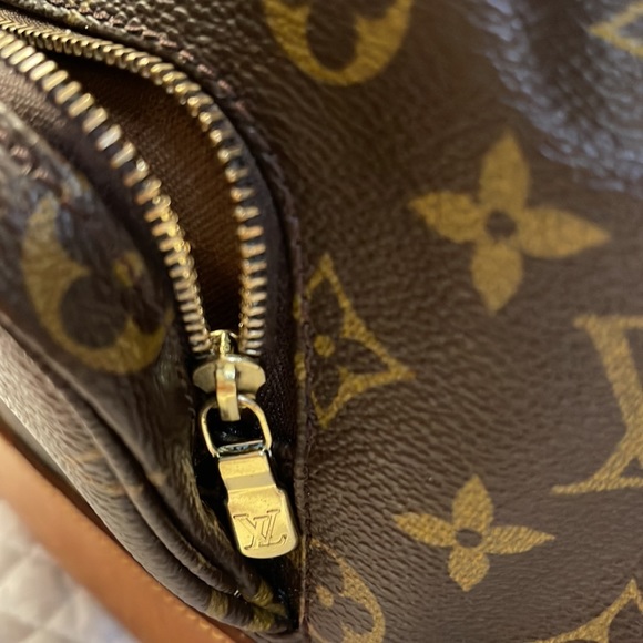 Authentic Louis Vuitton Backpack Nag Montsouris MM Monogram Used LV Vintage. - Picture 12 of 14